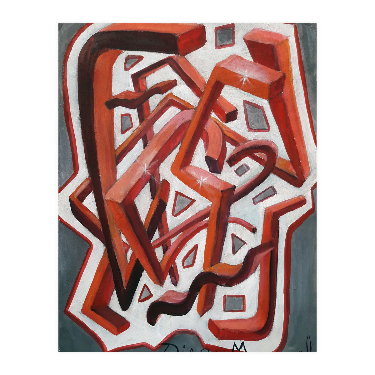 Formas En El Espacio 33 (Print Only)