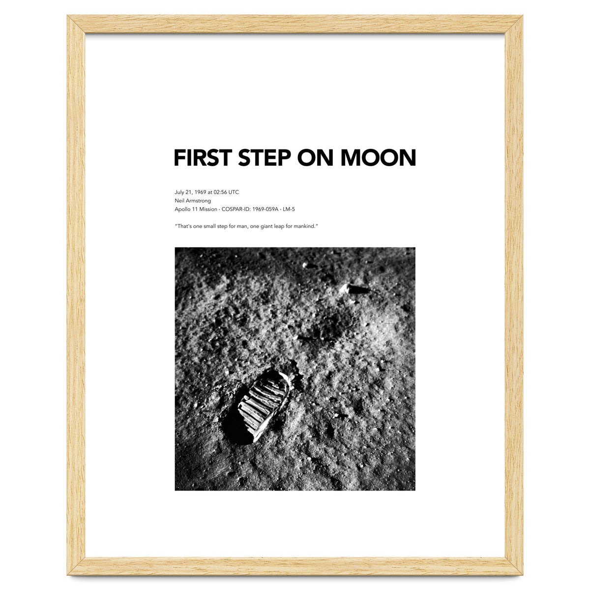 FIRST STEP ON MOON