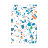 White Blue Terrazzo (Print Only) thumbnail