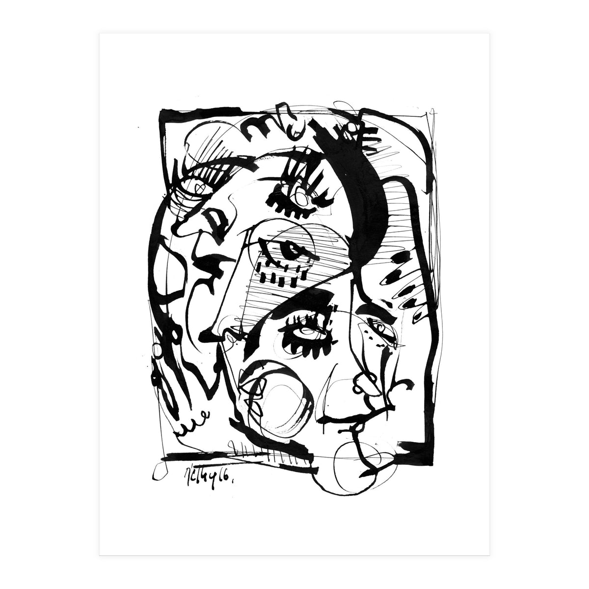 The Pretty People - b&w (Print Only)