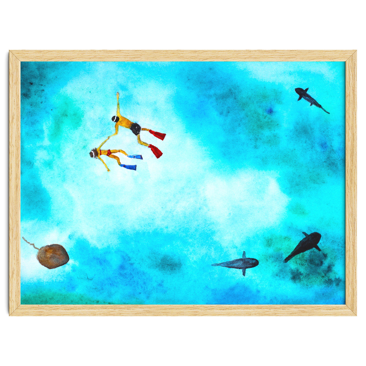 One summer day || watercolor