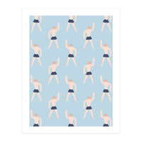 Swimming Boy Pattern (Print Only)