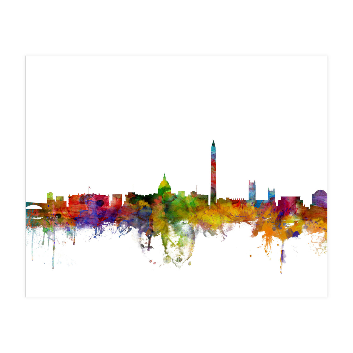 Washington DC Skyline (Print Only)