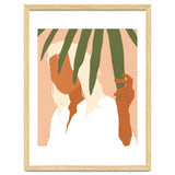 Musafir | Traveler Feminism Woman of Color in White Shirt | Palm Tropical Minimal Bohemian Fashion thumbnail