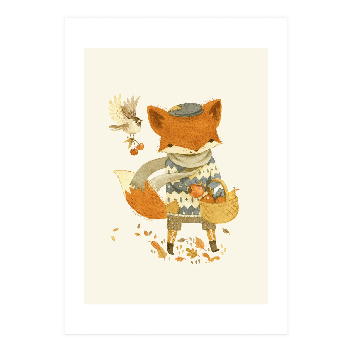 Fritz The Fruitforaging Fox (Print Only)