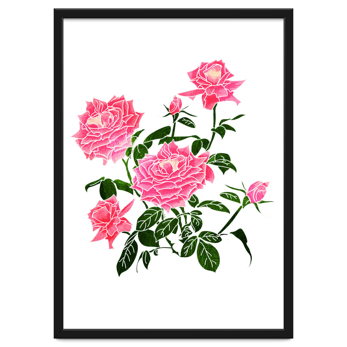 Rose V2 Art Print