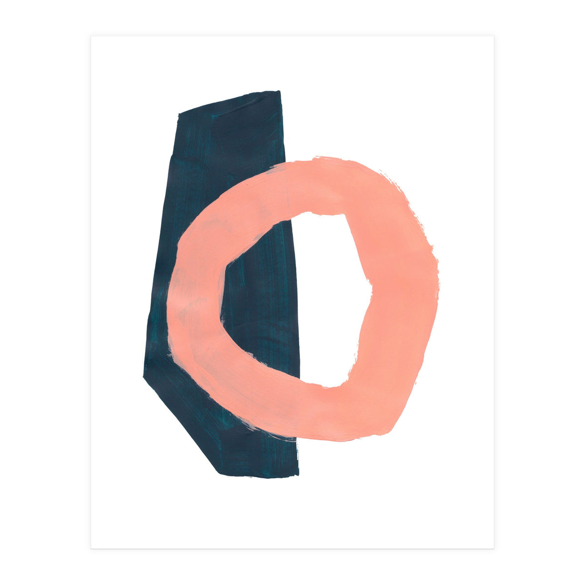 Teal Pillar Salmon Ring  (Print Only)