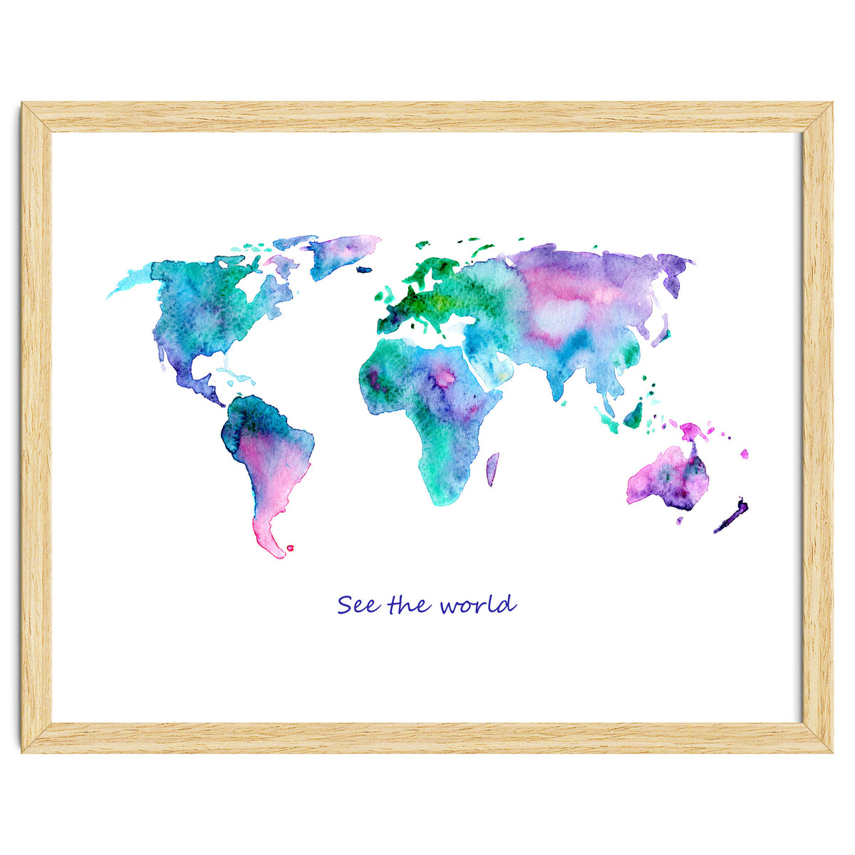 See the world || watercolor