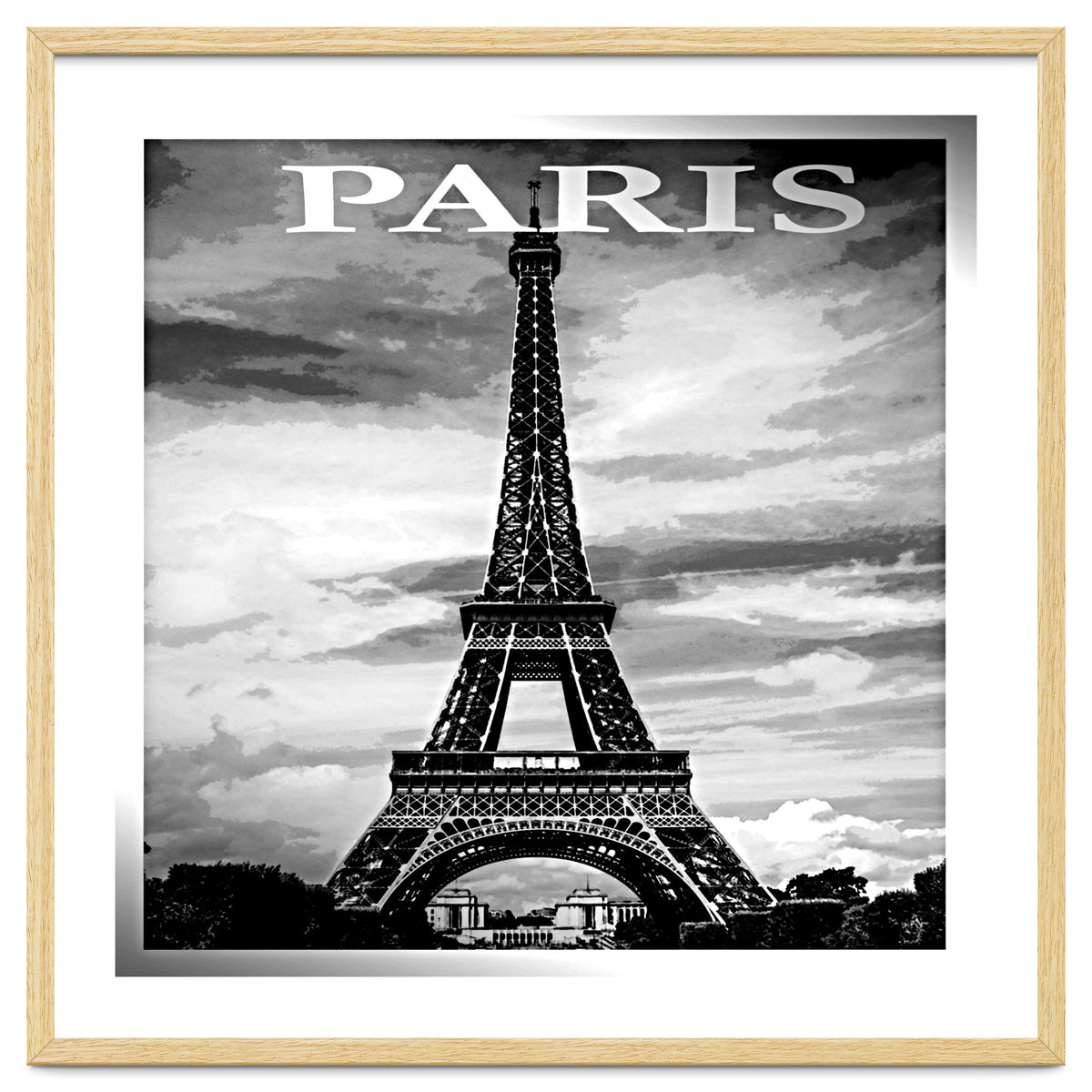 Paris France Travel Poster