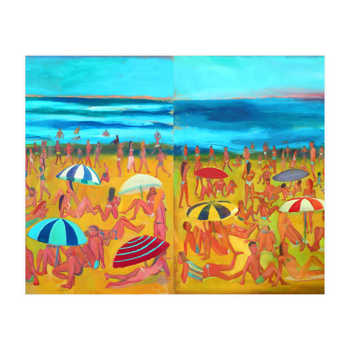 Mar Del Plata Diptico (Print Only)