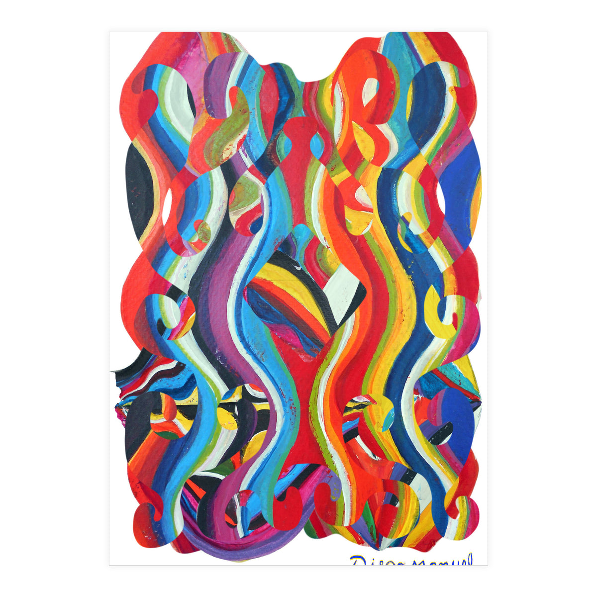 Pop Abstract Asimetrico 21 Copia (Print Only)