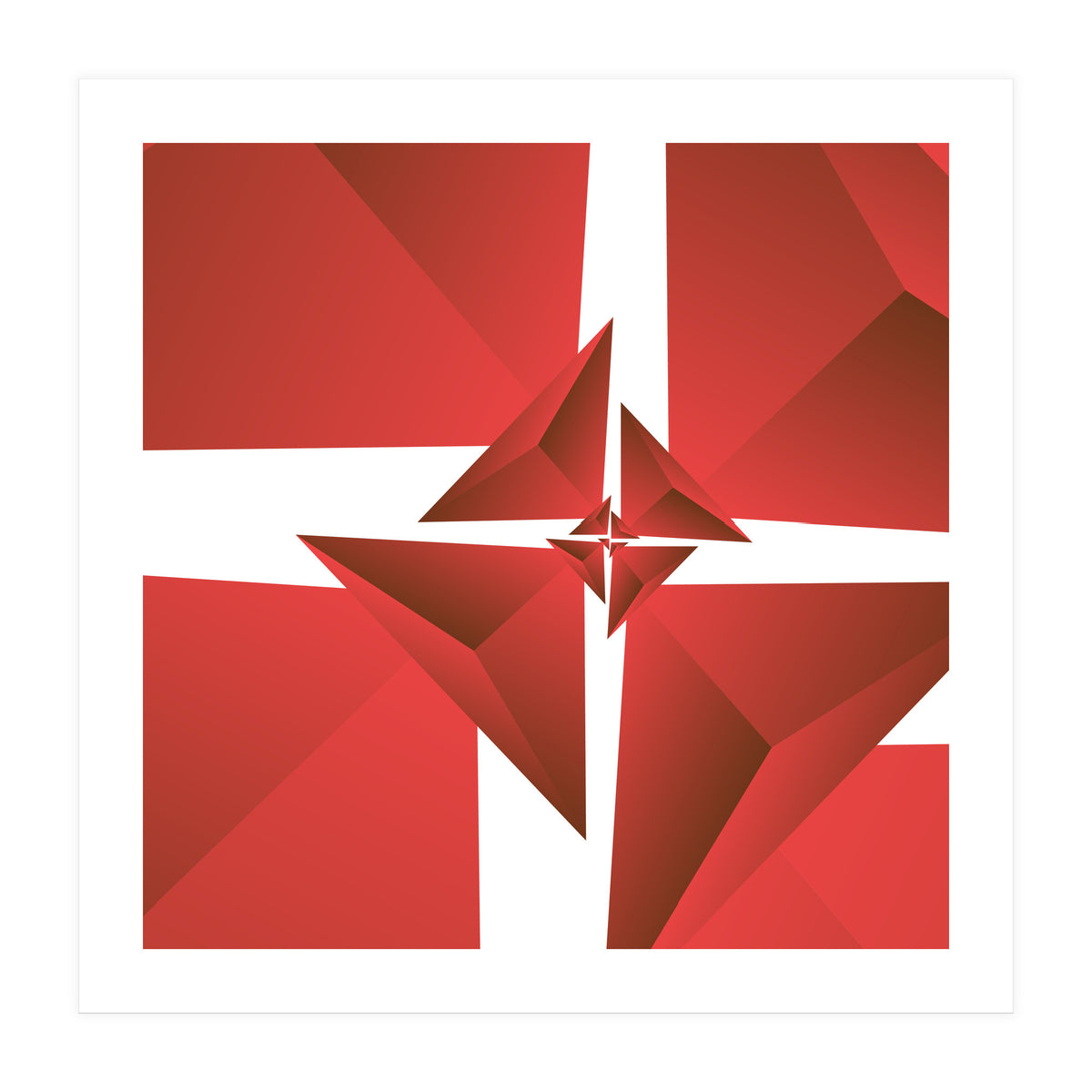 Trendy Triangle Pattern (Print Only)