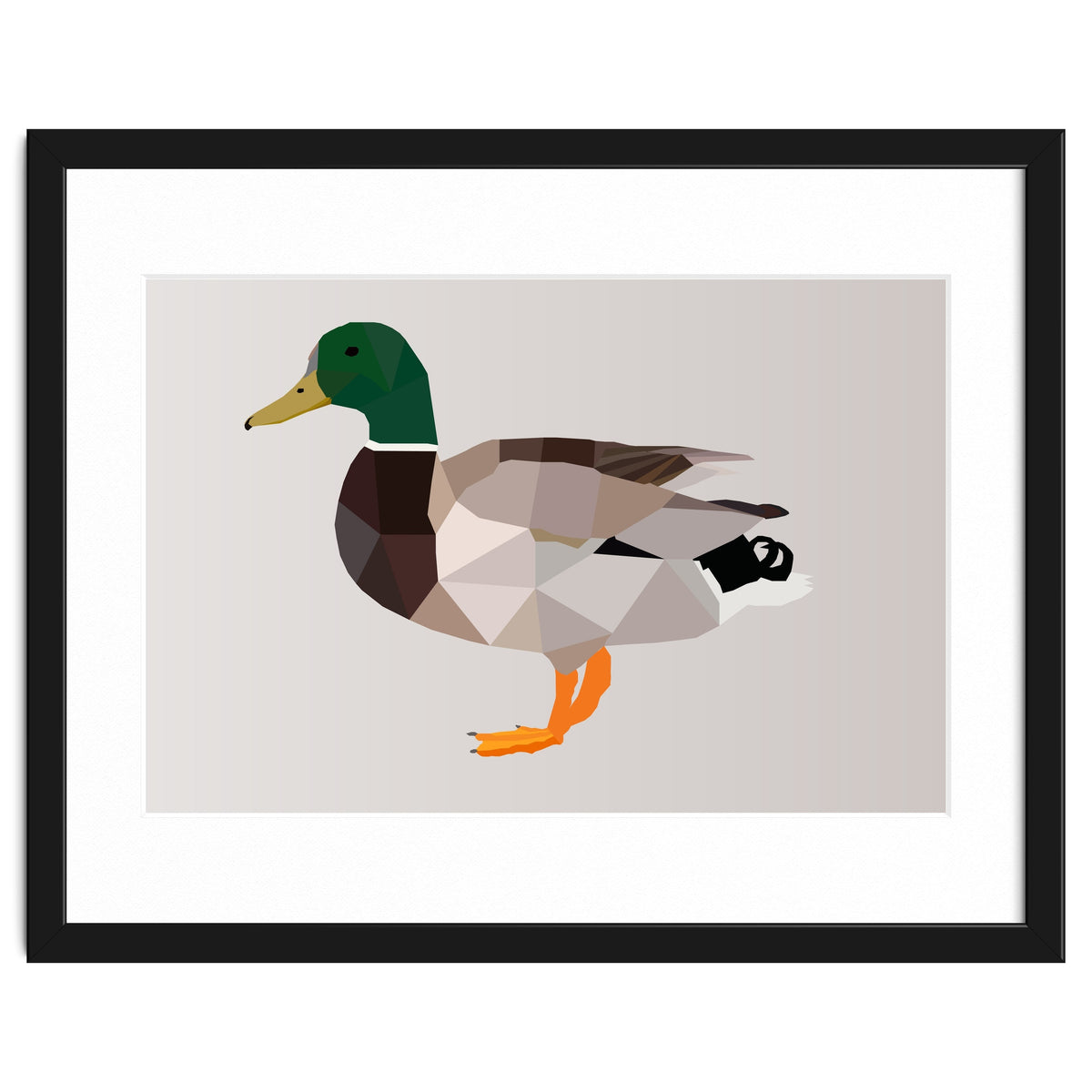 Duck Low Poly Art