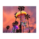 Electric Jellyfish in Palm Trees  (Print Only) thumbnail
