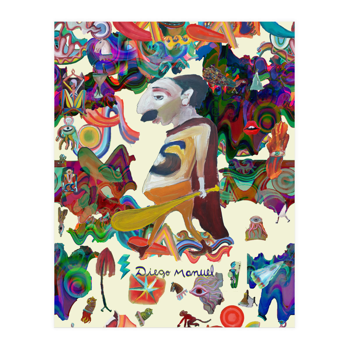 Graffitis 2021 Tapiz 61 B (Print Only)