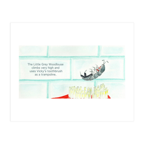 Vicky Licketts & the Little Grey Woodlouse (Print Only)