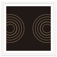 Golden circles | abstract minimal