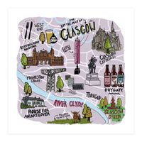 Little Map of Glasgow (Print Only)