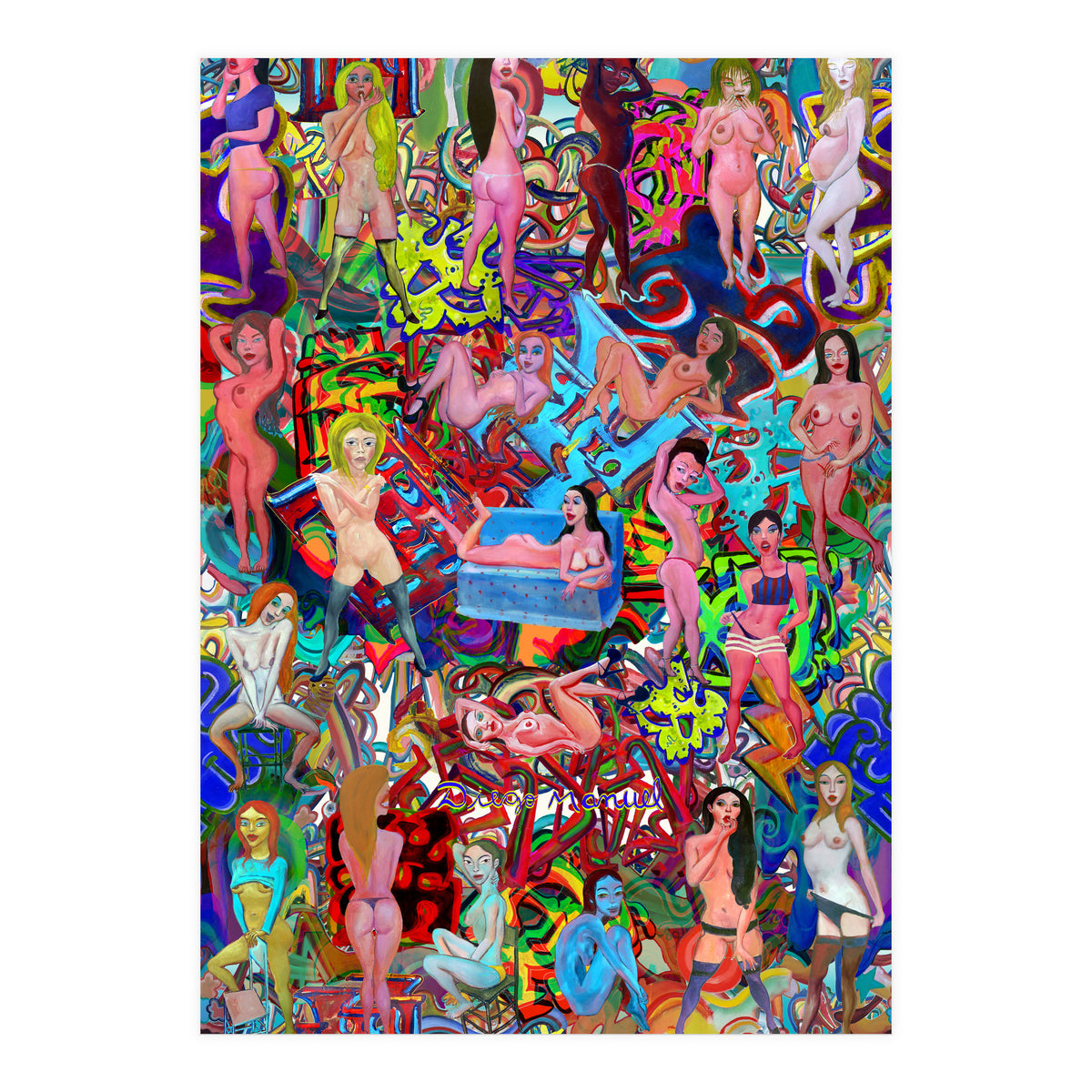 Chicas 3d 4 (Print Only)