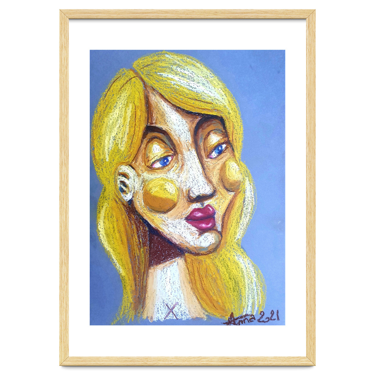 Blond Girl looking left