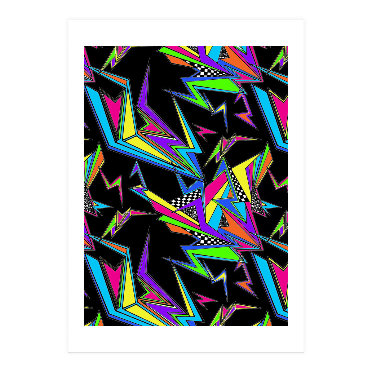 Neon Kapow Black (Print Only)