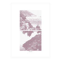 Printed Positano in Purple (Print Only)