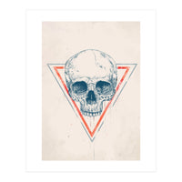 Skull In Triangles Ii (Print Only)