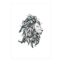 Poetic Lion Turquoise (Print Only)