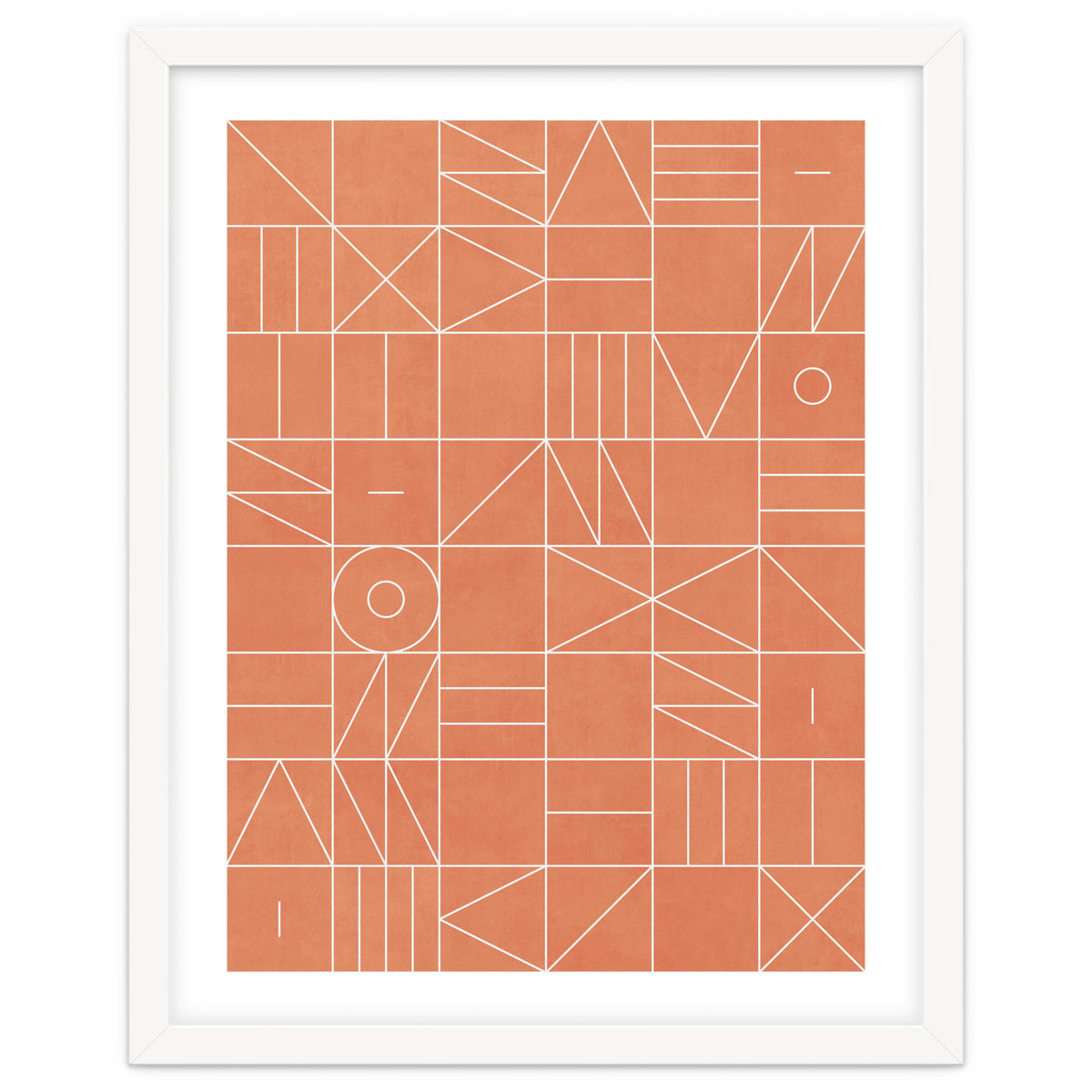 My Favorite Geometric Patterns No.5 - Coral