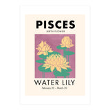 Pisces Birth Flower Water Lily (Print Only) thumbnail