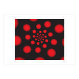Red Spiral Dots (Print Only) thumbnail