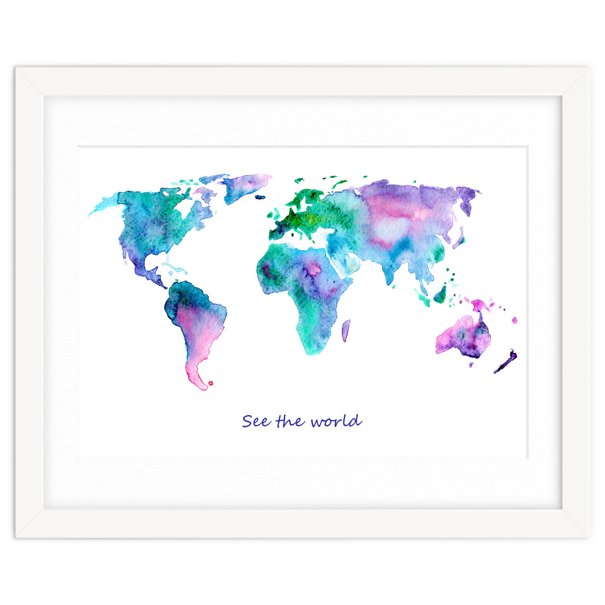 See the world || watercolor
