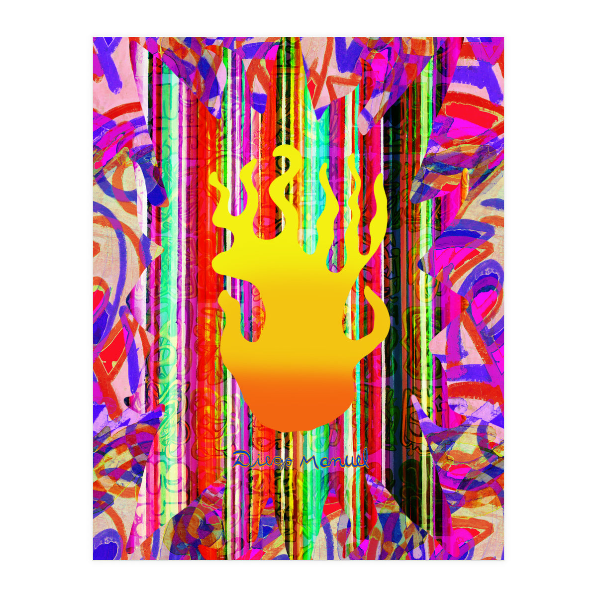 Fuego Y Graffiti 33 (Print Only)