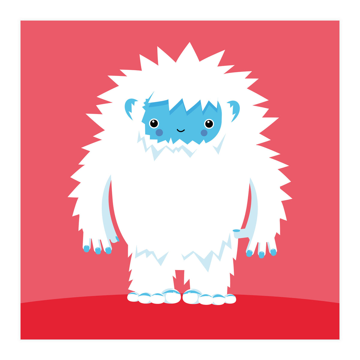 Big Hugs Kawaii Yeti (Print Only)