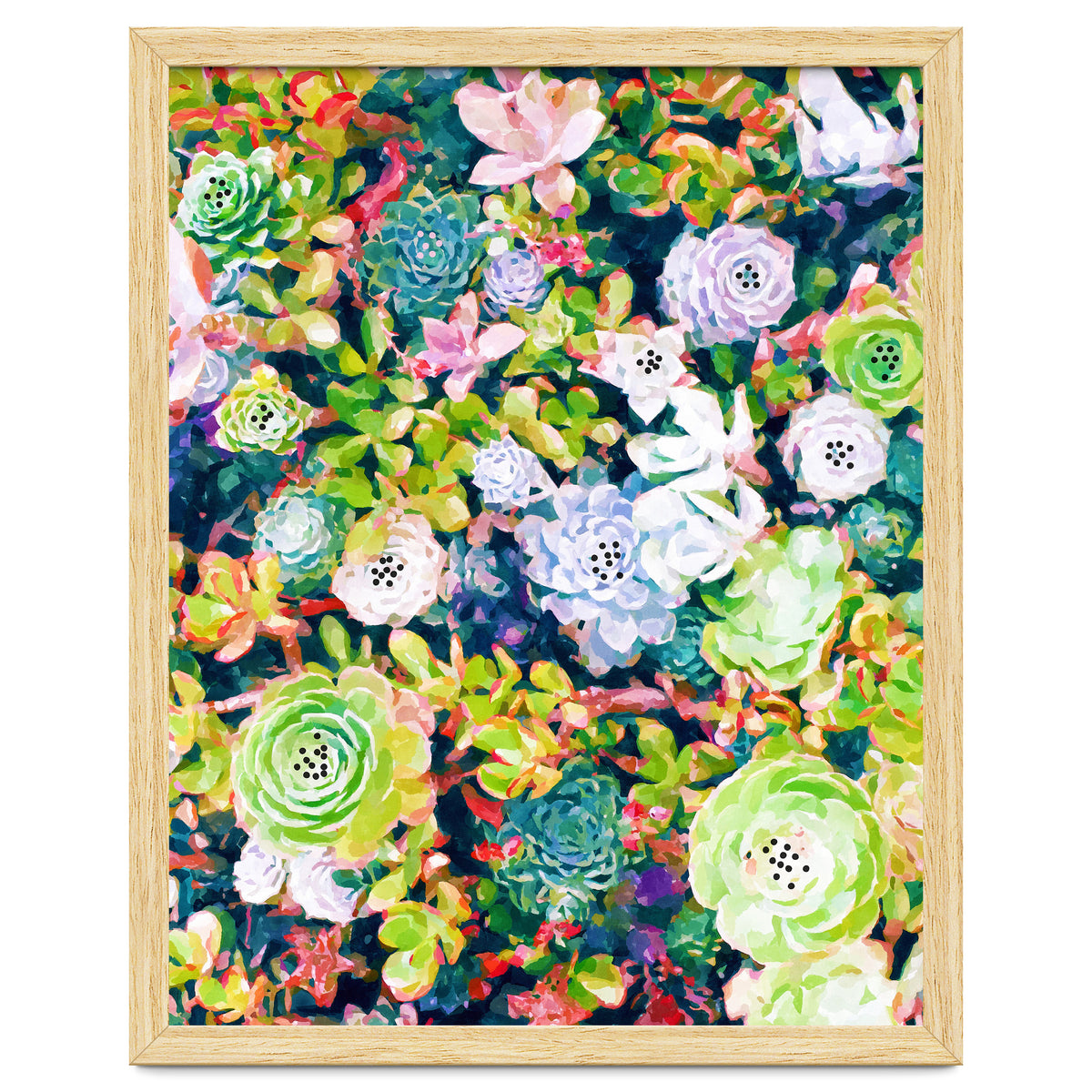 Watercolor Succulents