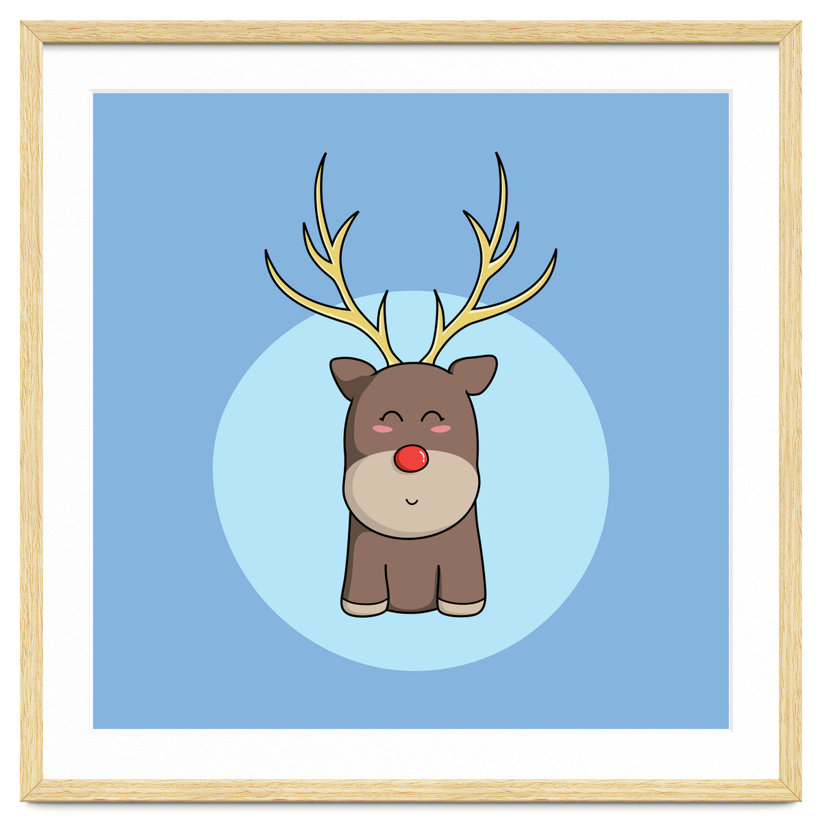 Kawaii Cute Christmas Reindeer