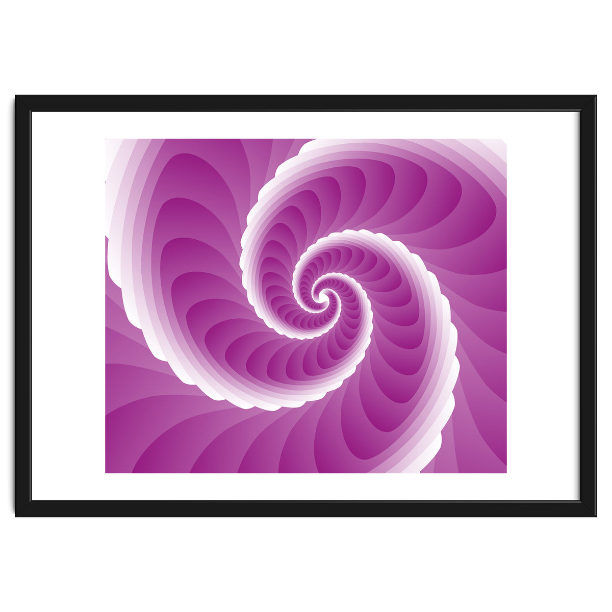 Abstract Pink Swirl