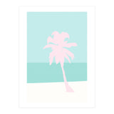 Minimal Palm Tree - Turquoise Coast (Print Only) thumbnail