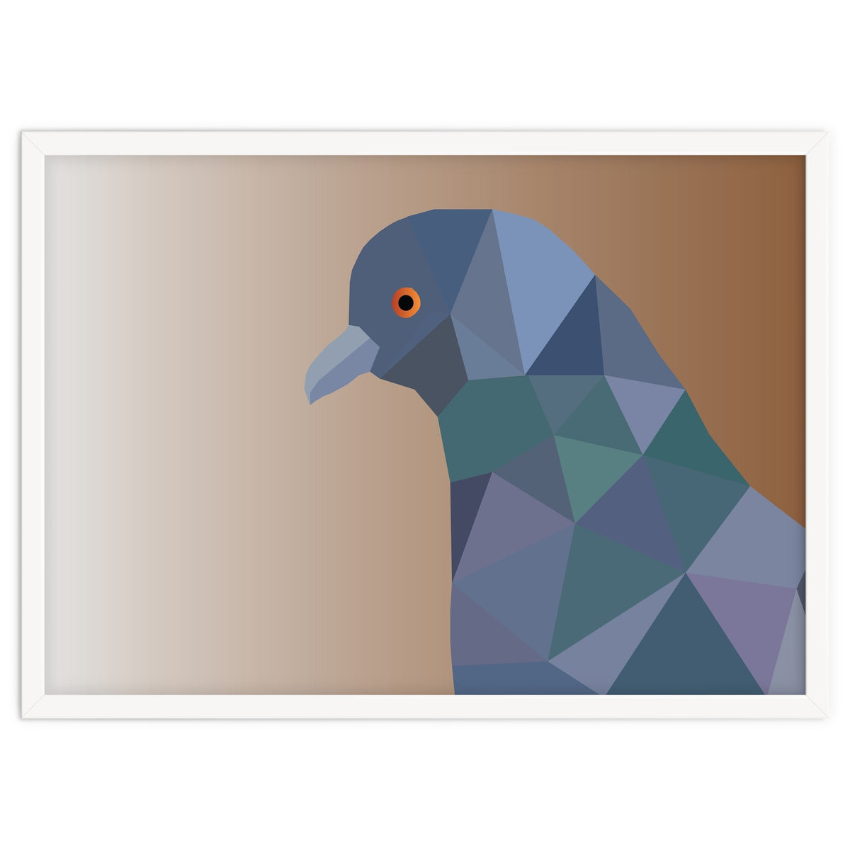 Pigeon Low Poly Art