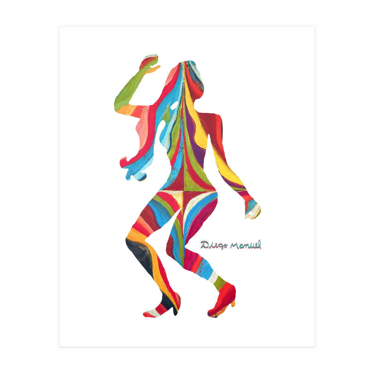Dance Girl B 40  (Print Only)