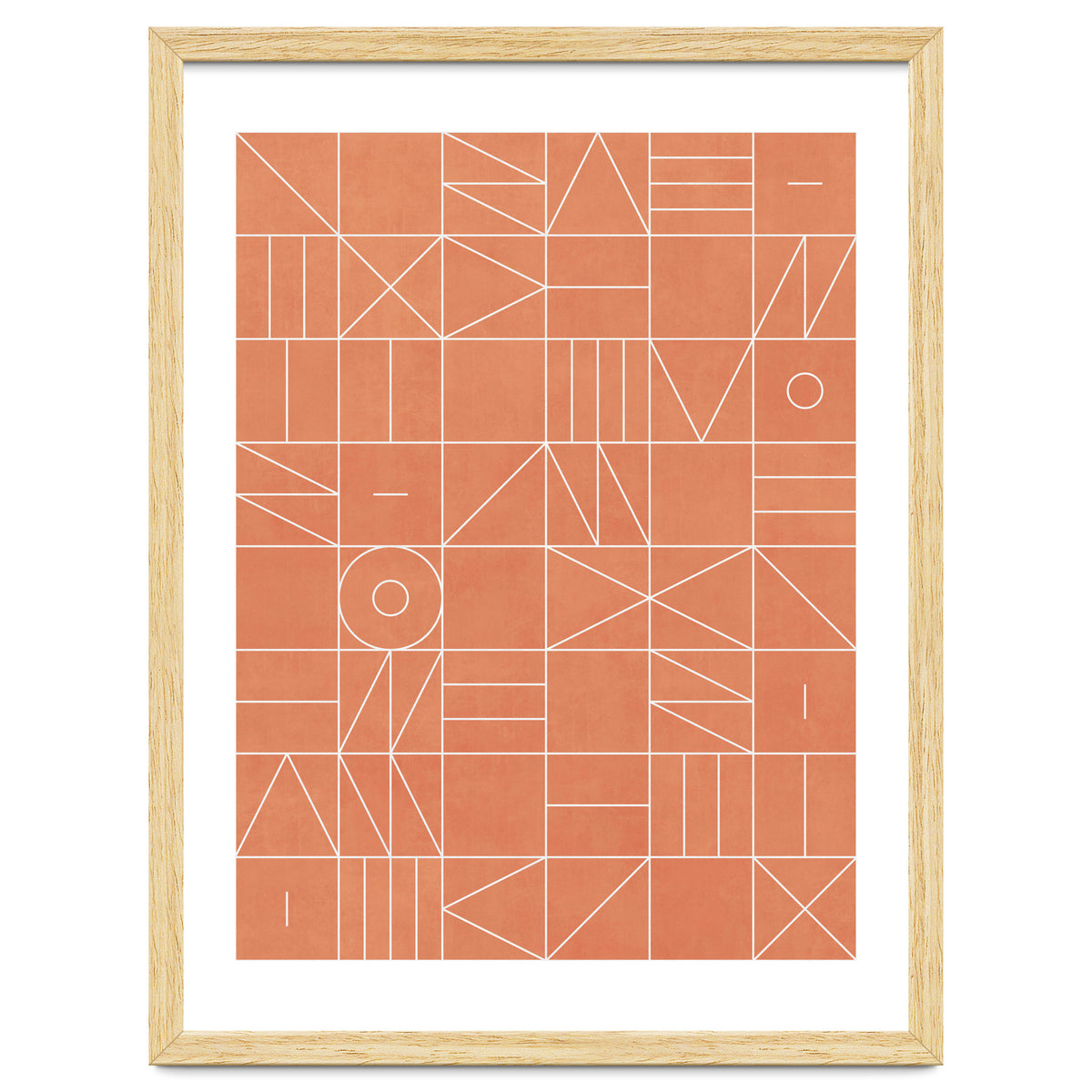 My Favorite Geometric Patterns No.5 - Coral