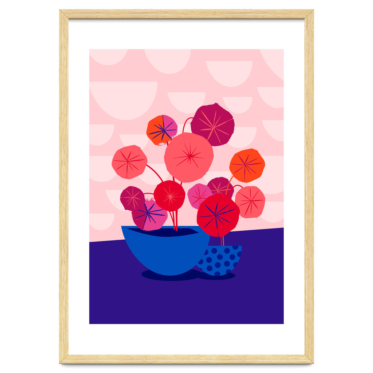 Pileas in Red and Pink