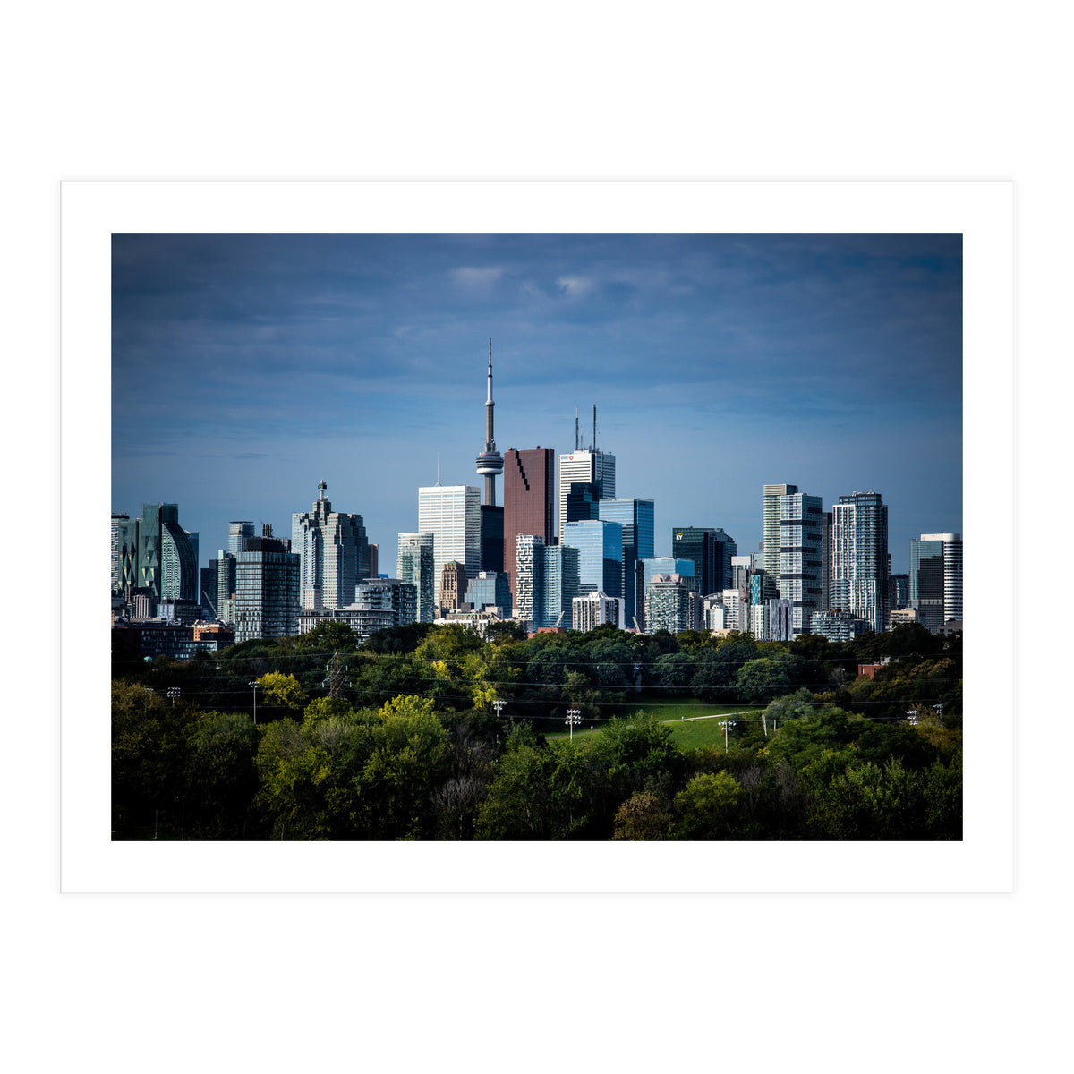 Toronto Skyline From Riverdale Park No 5 Color Version (Print Only)