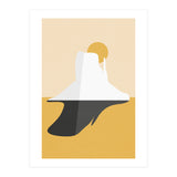 Abstract Mesa - Golden Desert (Print Only) thumbnail