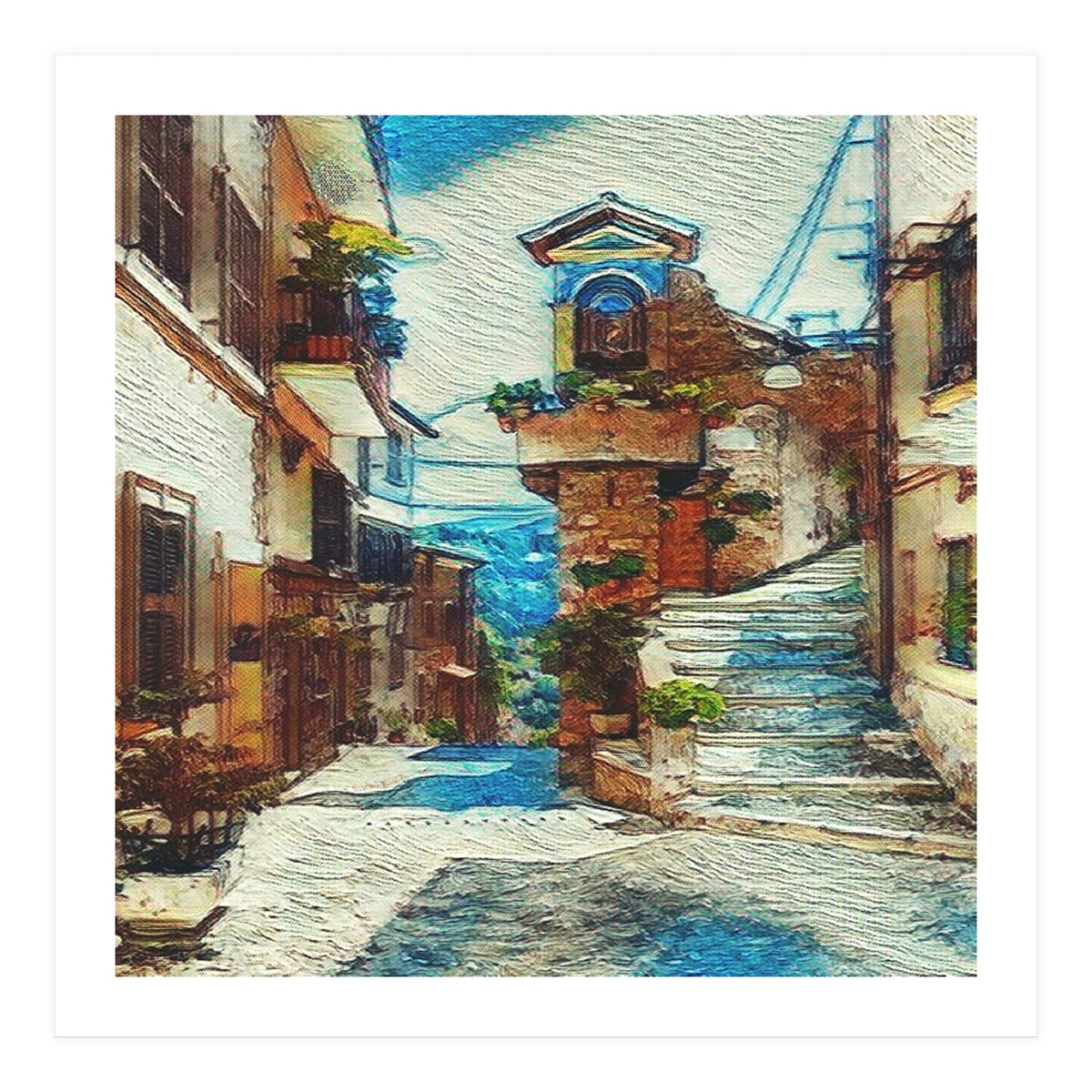 An Italian Neighborhood (Print Only)