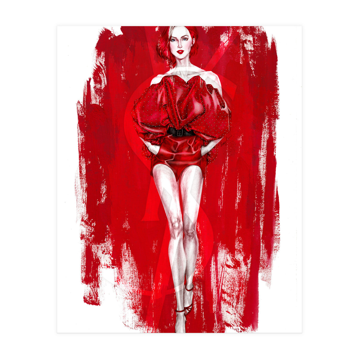 The Red Ysl (Print Only)