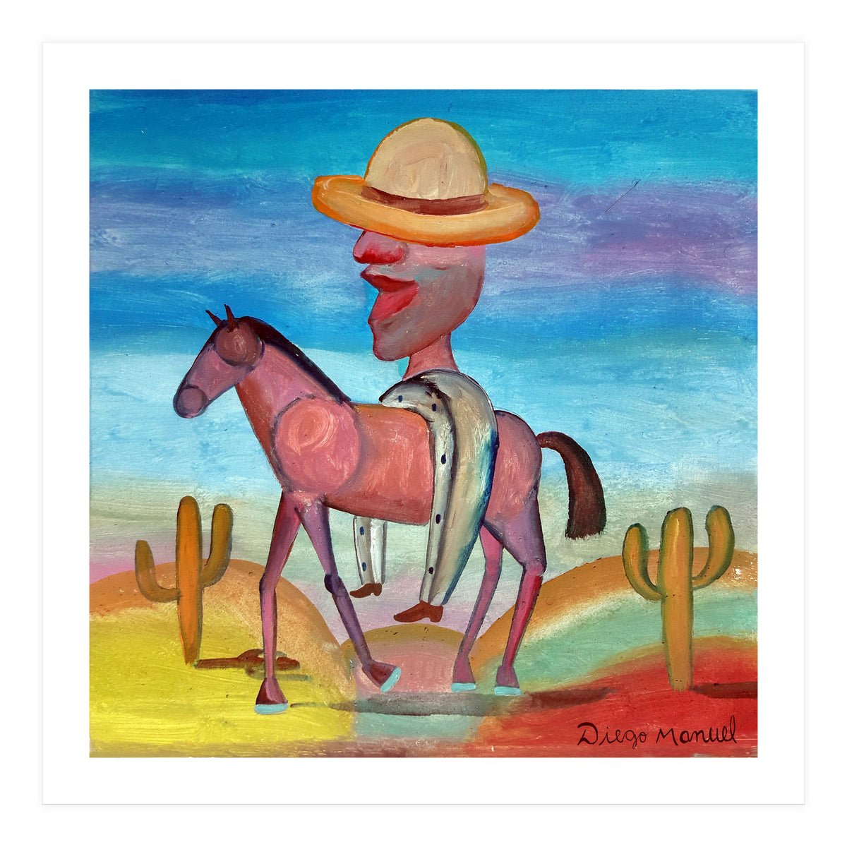 Johnny Herradura A Caballo (Print Only)
