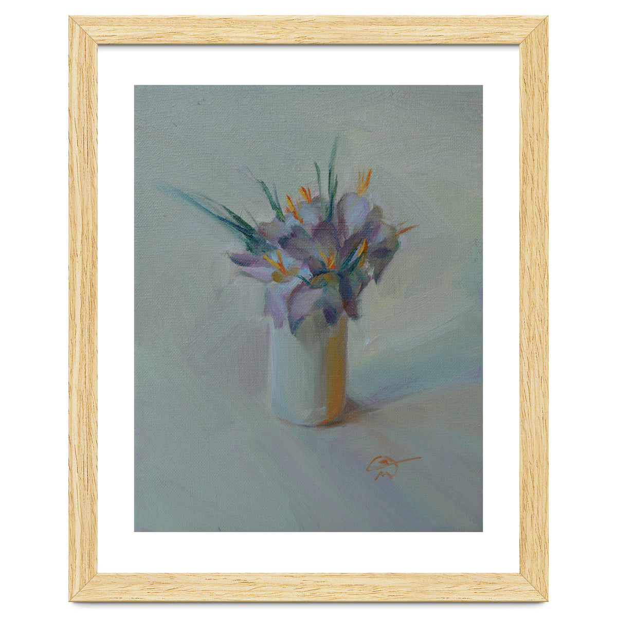 Crocuses Still Life Painting