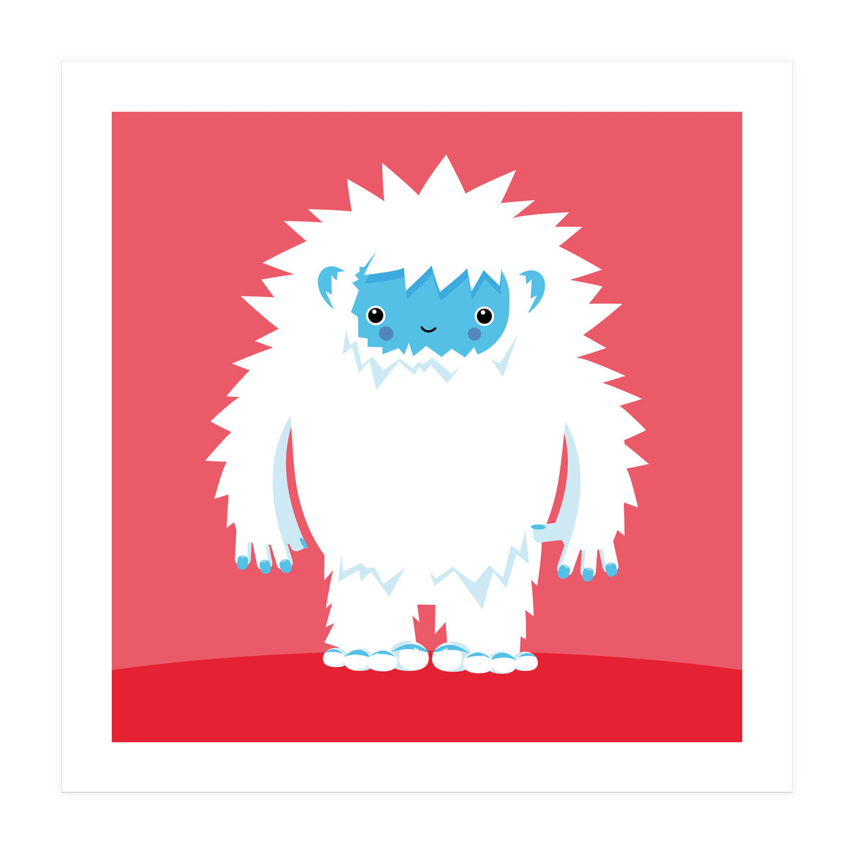 Big Hugs Kawaii Yeti (Print Only)