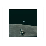 Earth, Moon And Lunar Module, As11 44 6643 (Print Only) thumbnail